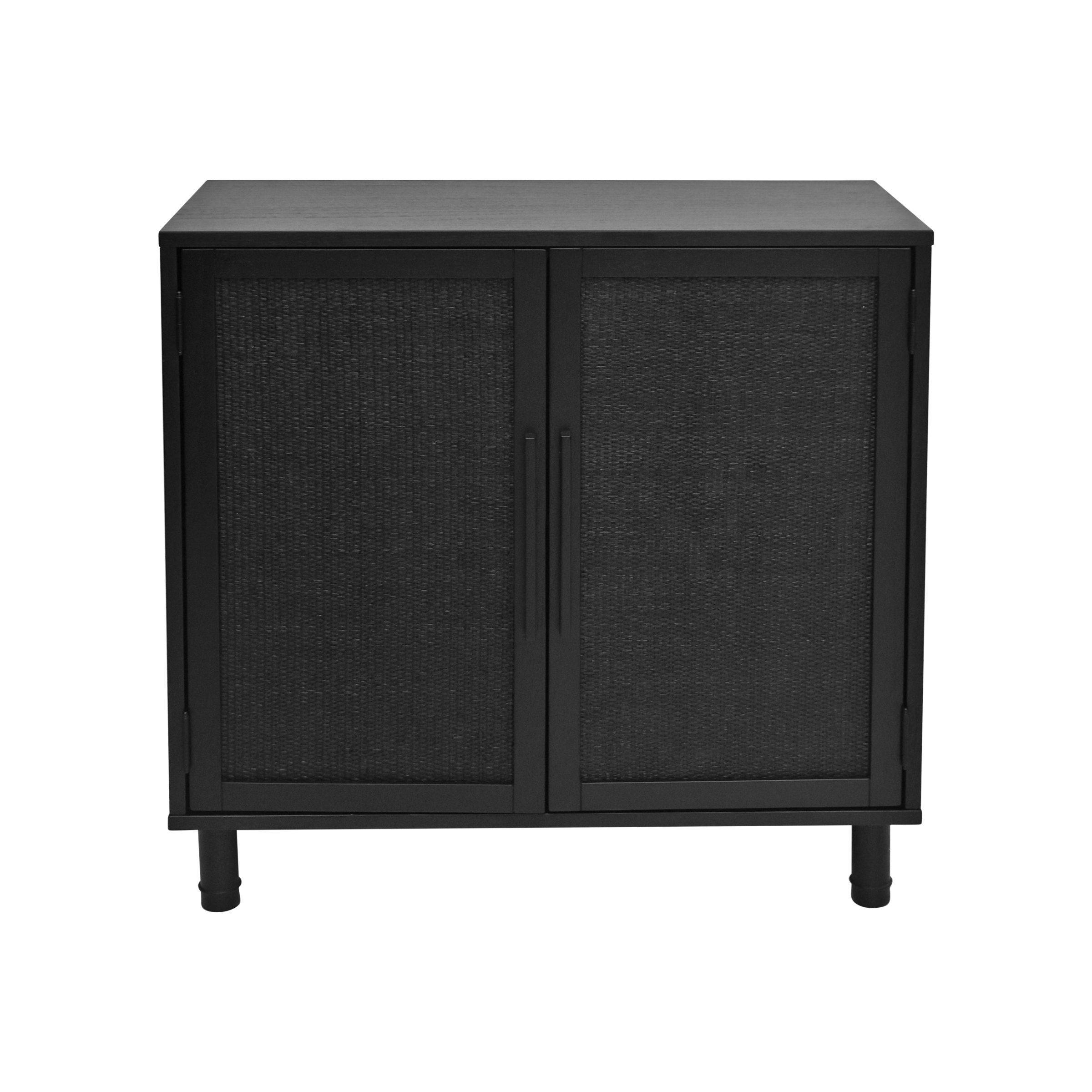 Delancey Black cabinet 2 Door(D0102H5L5TP)