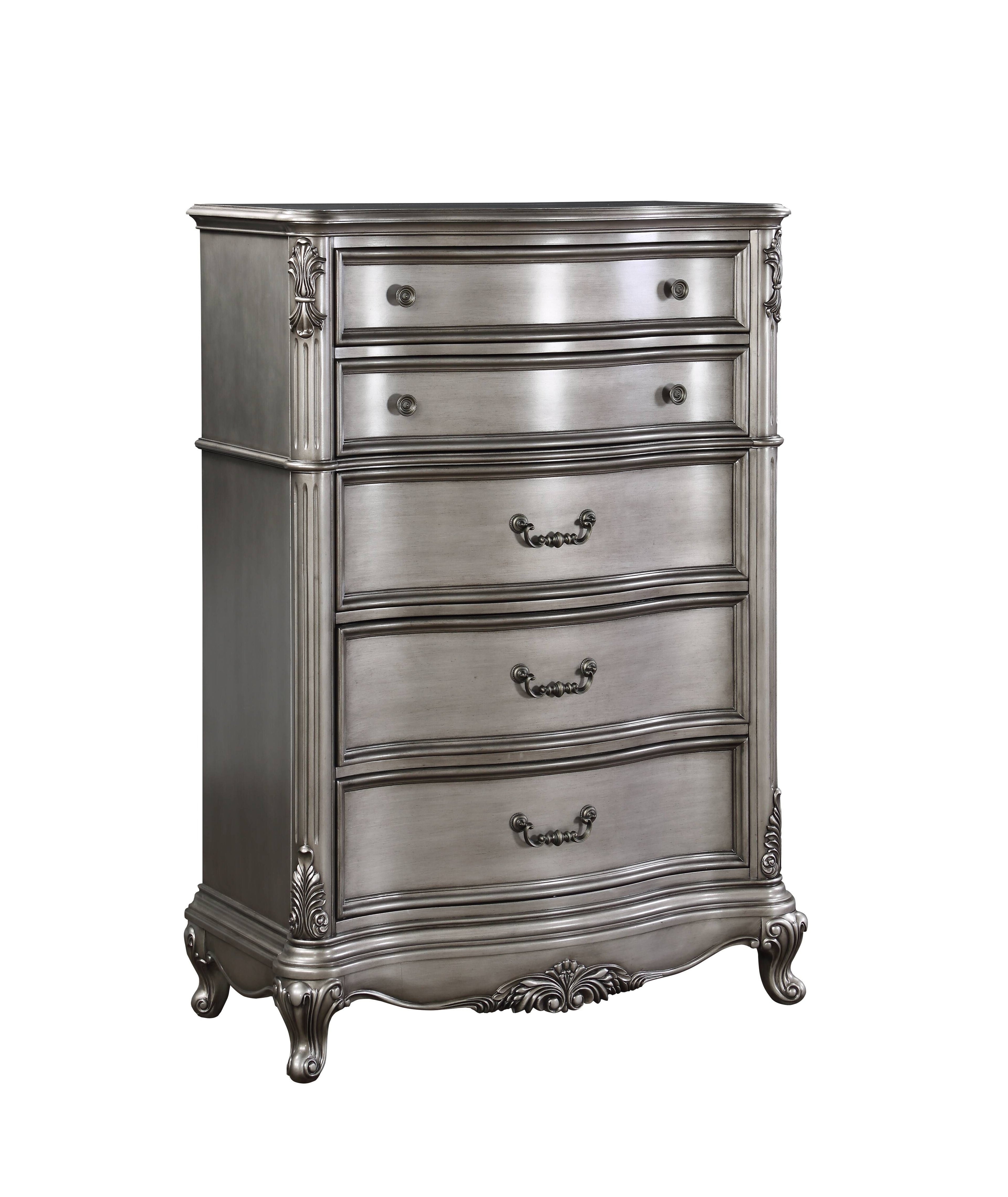 AcME Ausonia chest, Antique Platinum Finish BD00607(D0102H5LEW8)