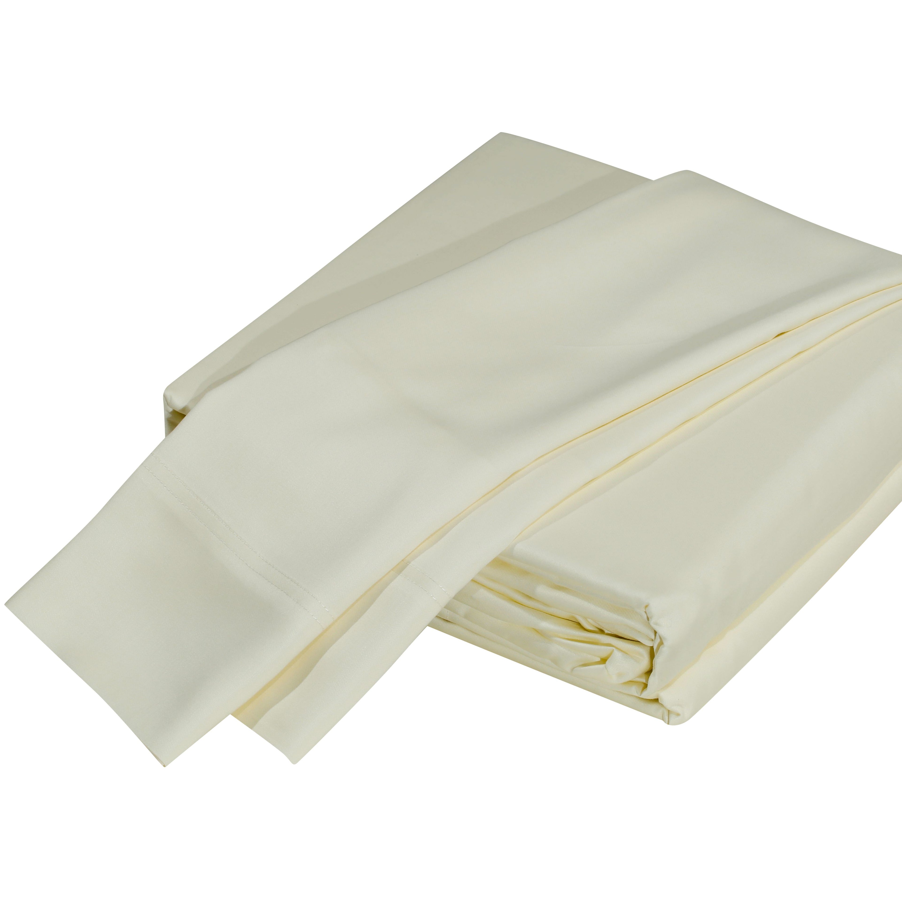 Premium 4-Piece Tencel Lyocell Sheet Set, Silky Soft 100% Tencel, Oeko-Tex Certified, King - Crme(D0102H5Lkjj)