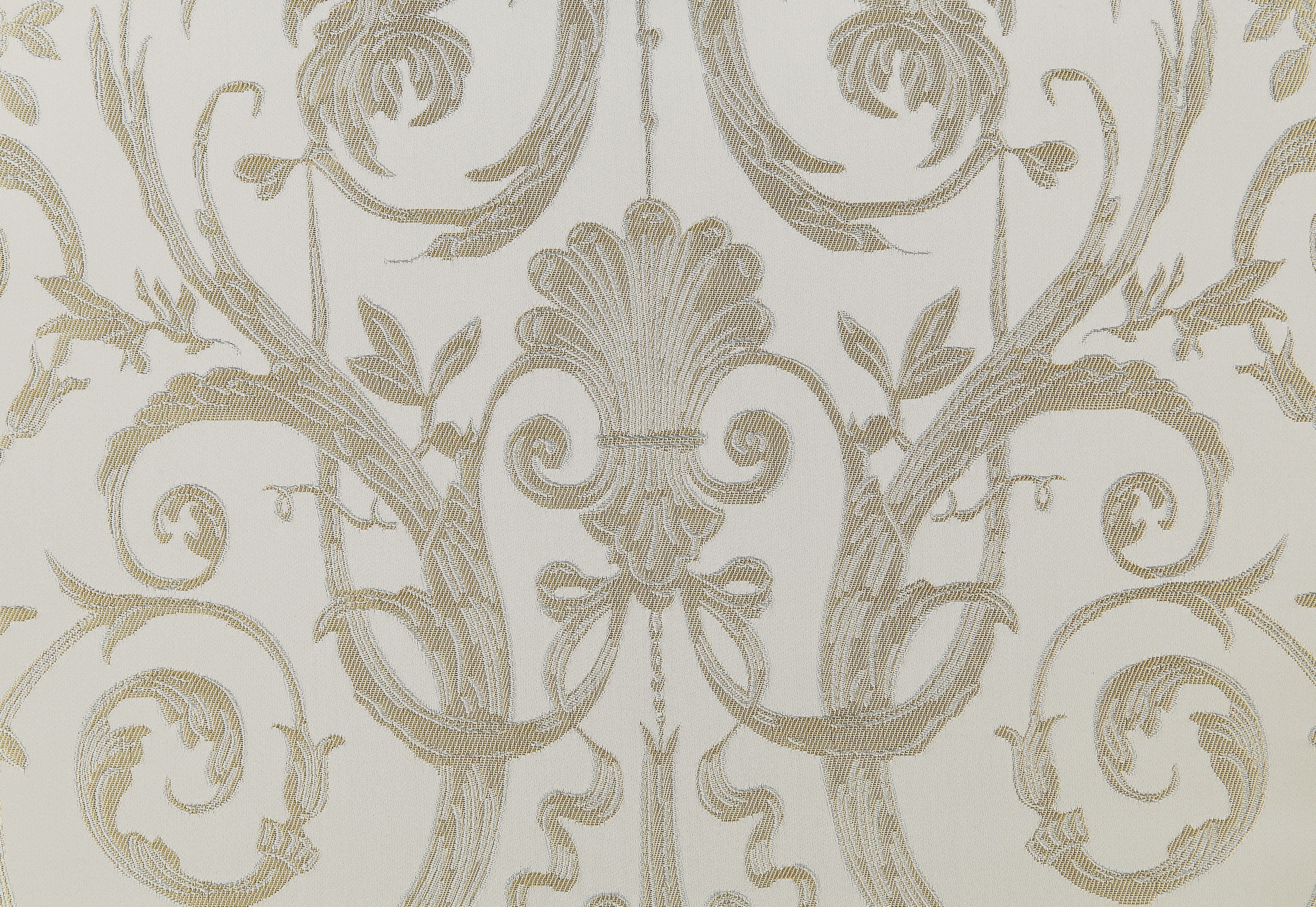 Acme Bently Nailhead Trim Fabric Upholstery Side Chair in Champagne (Set of 2)