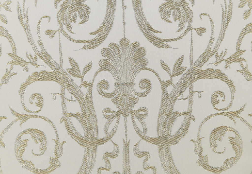 Acme Bently Nailhead Trim Fabric Upholstery Side Chair in Champagne (Set of 2)
