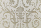 Acme Bently Nailhead Trim Fabric Upholstery Side Chair in Champagne (Set of 2)