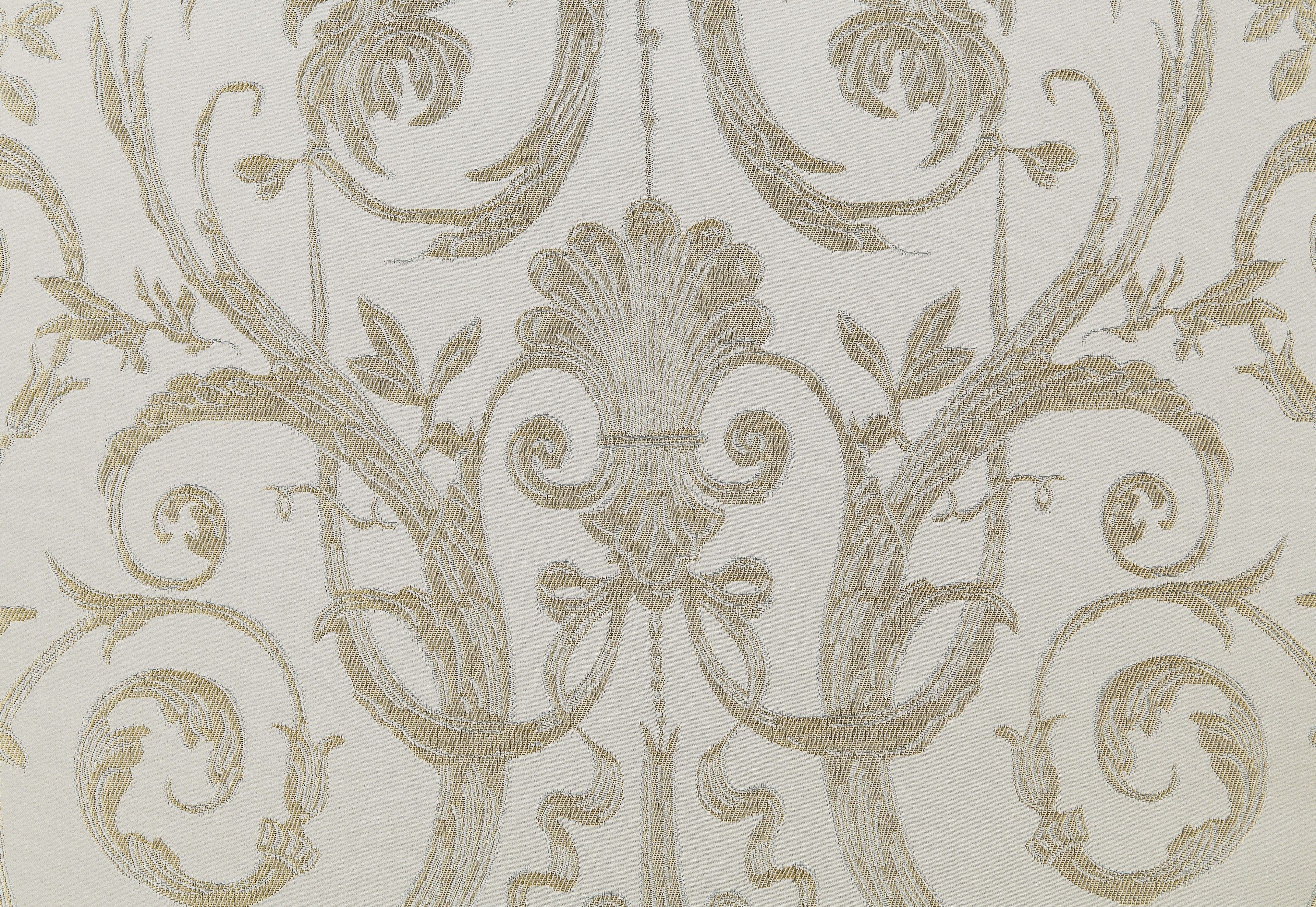 Acme Bently Nailhead Trim Fabric Upholstery Side Chair in Champagne (Set of 2)