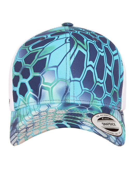 Classic Kryptek Retro Trucker Cap - Kryptek Typhon - Os(D0102H78Cj2)