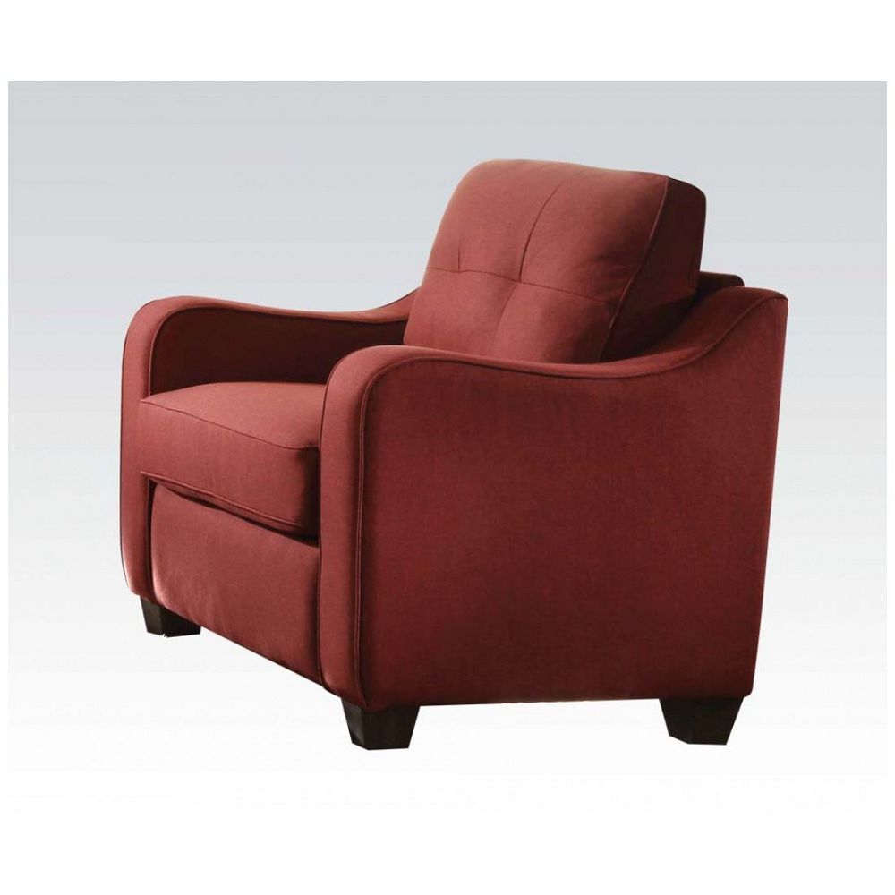 cleavon II chair in Red Linen 53562(D0102H7c2UP)