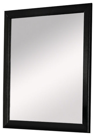 Acme Louis Philippe Wood Mirror In Black