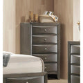 Acme Ireland 5 Drawer Chest in Gray Oak