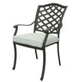 Dining Arm chair grey Set of 2(D0102H7cBA6)