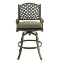 Bar Stool Olive green  Set of 2(D0102H7cBT6)