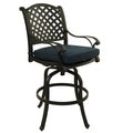 Bar Stool Denim Blue Set of 2(D0102H7cBZT)