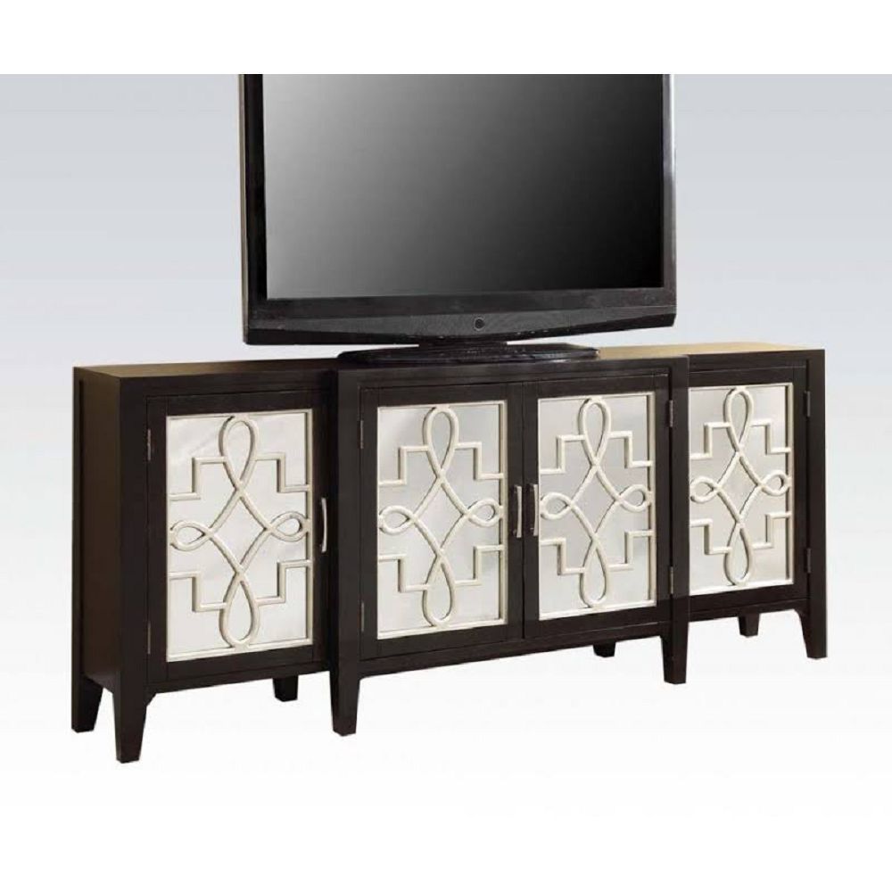 Acme Kacia Console Table in Antique Black