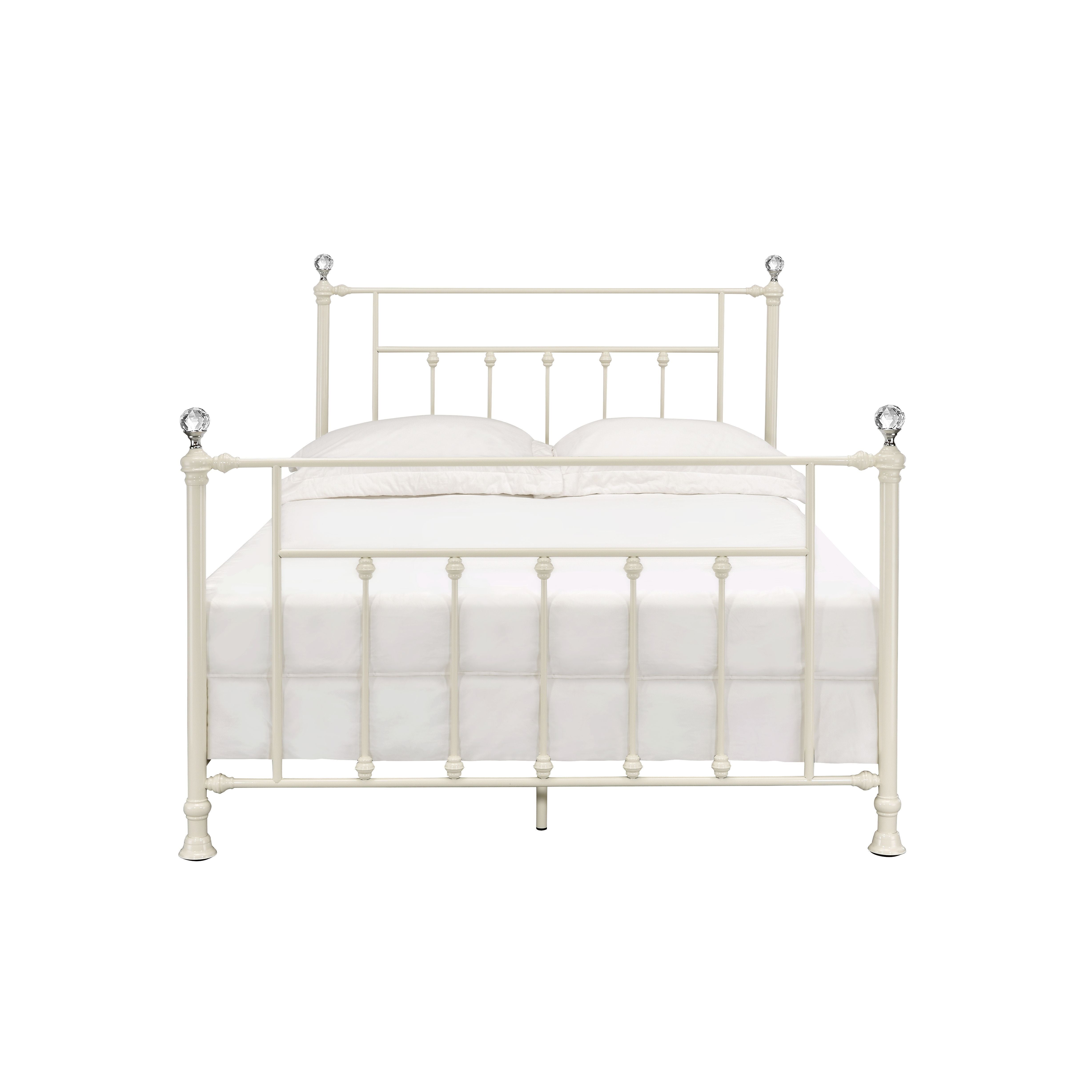 Acme Comet Metal Frame Full Bed in White