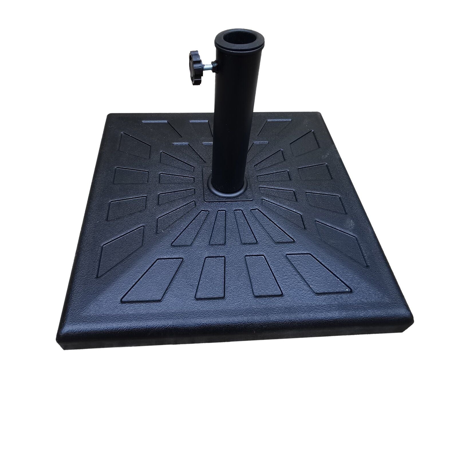 42 Pound Square Resin Umbrella Base(D0102H7Jsr2)