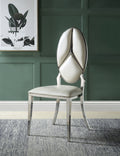 AcME cyrene Side chair (Set-2) in Beige DN00930(D0102H7JSST)