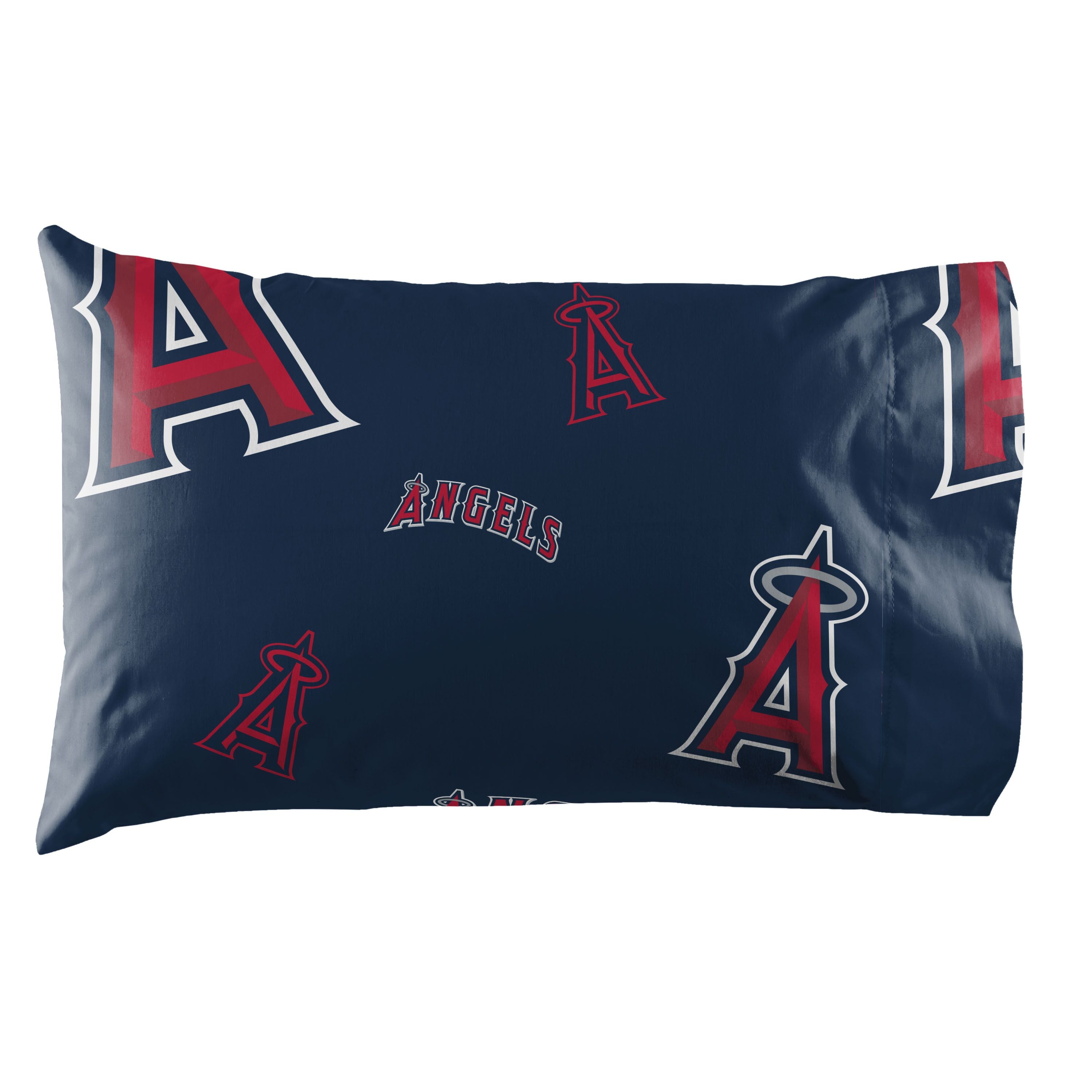 Los Angeles Angels OFFIcIAL MLB Queen Bed In Bag Set(D0102H9413V)