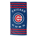 cubs Stripes OFFIcIAL MLB Stripes Beach Towel 30 x 60(D0102H941MV)