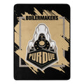 Purdue Official Ncaa Halftone Micro Raschel Throw Blanket 46 X 60(D0102H9422A)