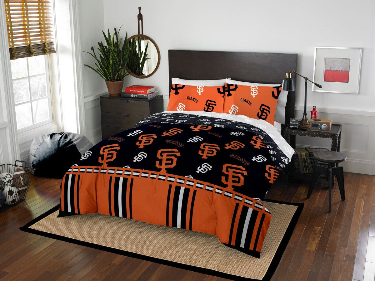 San Francisco Giants Official Mlb Full Bed In Bag Set(D0102H946Pu)