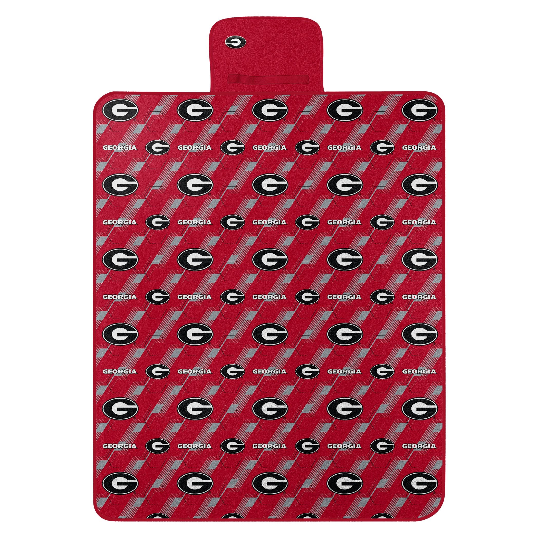 georgia OFFIcIAL NcAA Hex Stripe Picnic Blanket 60 x 72(D0102H94c2U)