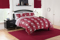 Alabama crimson Tide Full Rotary Bed In a Bag Set(D0102H94cAU)
