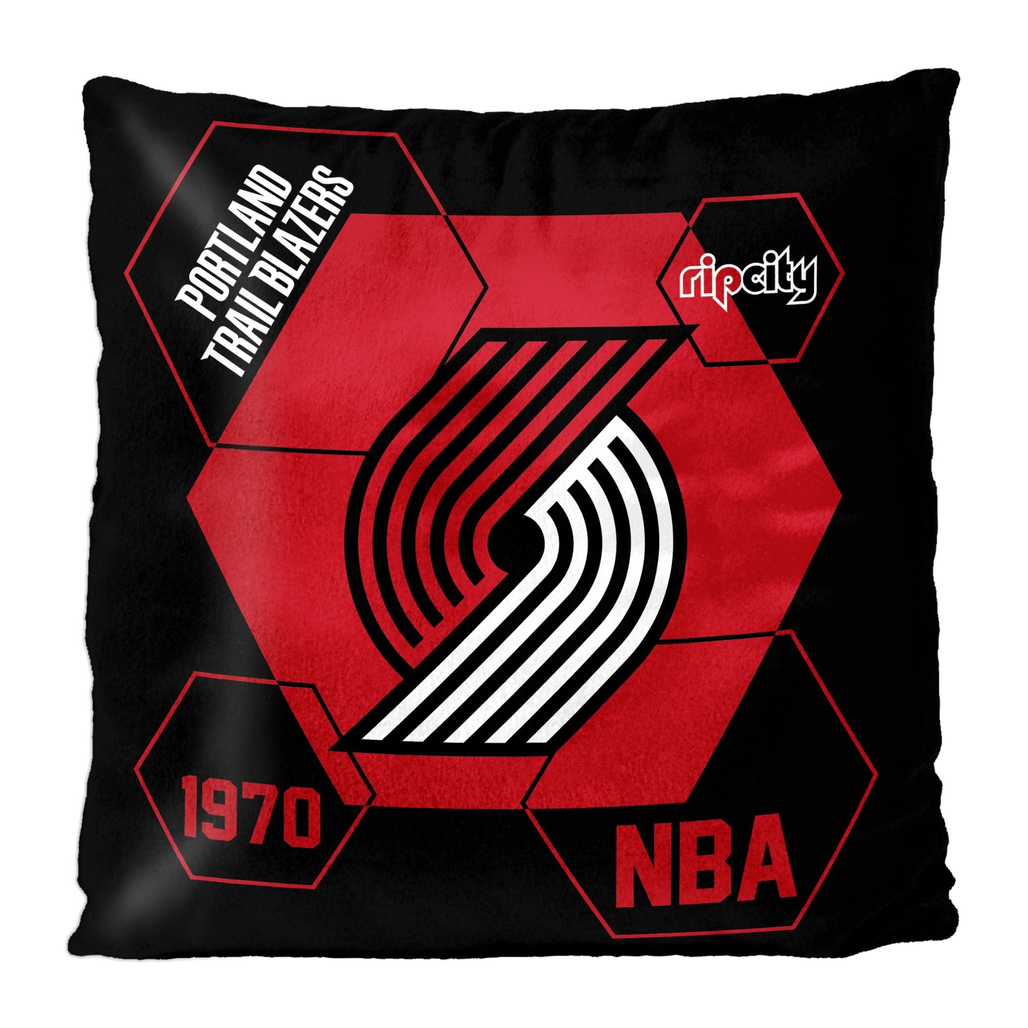 Trailblazers OFFIcIAL NBA connector Double Sided Velvet Pillow 16 x 16(D0102H94D2A)
