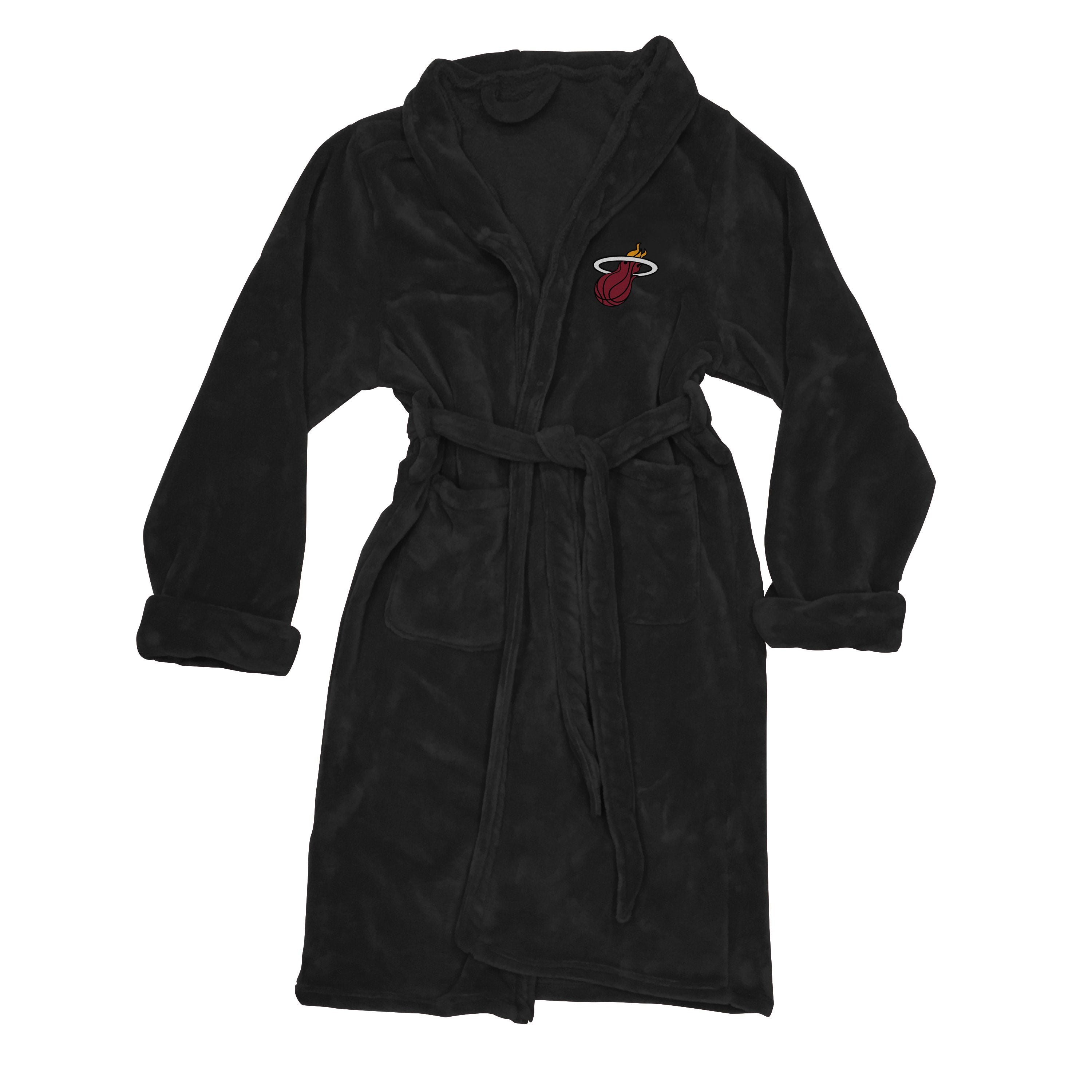 Heat OFFIcIAL NBA Mens LXL Silk Touch Bath Robe 26 x 47(D0102H94DPY)