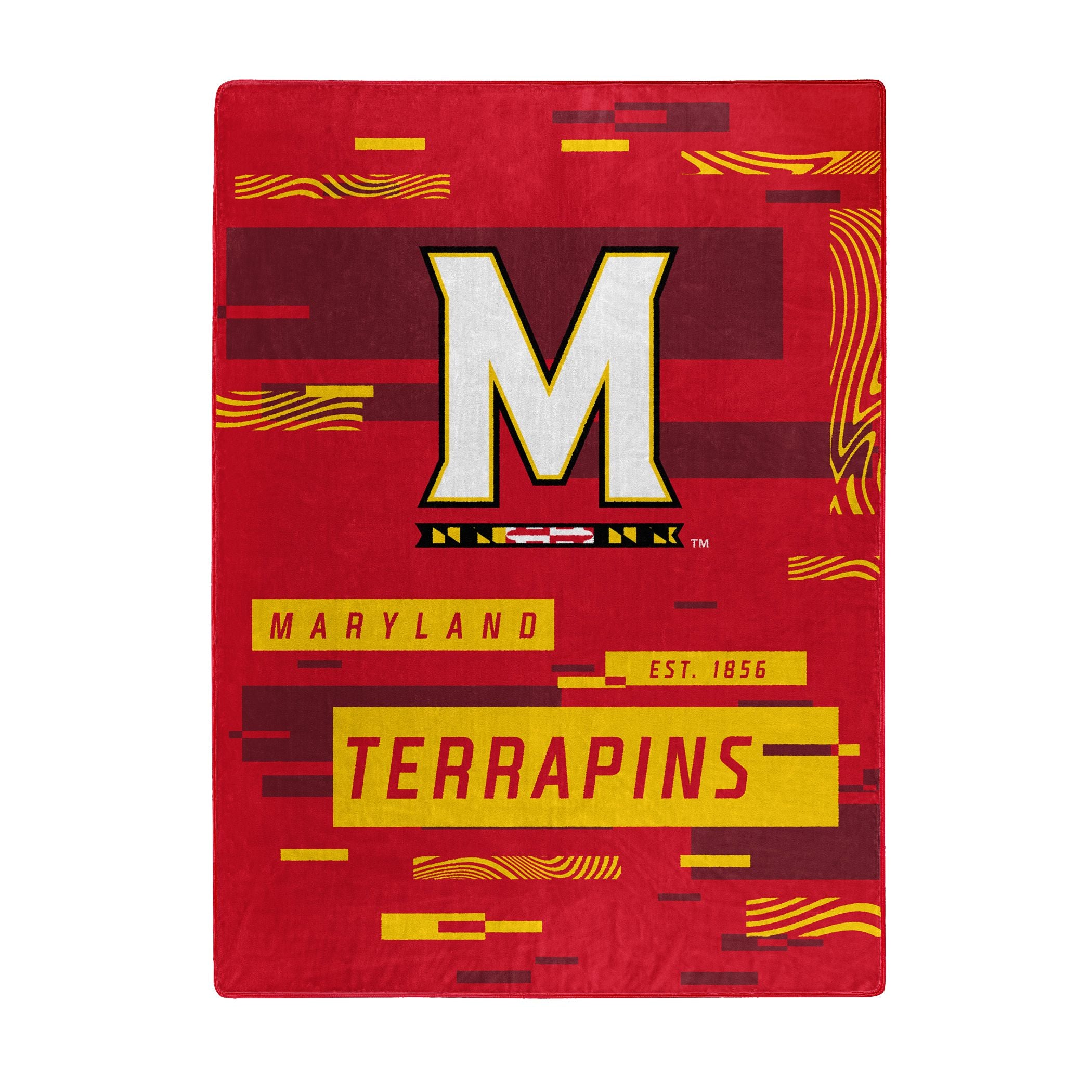 Maryland Official Ncaa Digitize Raschel Throw Blanket 60 X 80(D0102H94G1A)