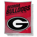 georgia OFFIcIAL NcAA New School Mink Sherpa Throw Blanket 50 x 60(D0102H94g8W)
