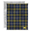 Michigan OFFIcIAL NcAA Micro Mink Faux Fur Throw Blanket 48 x 60(D0102H94JMW)