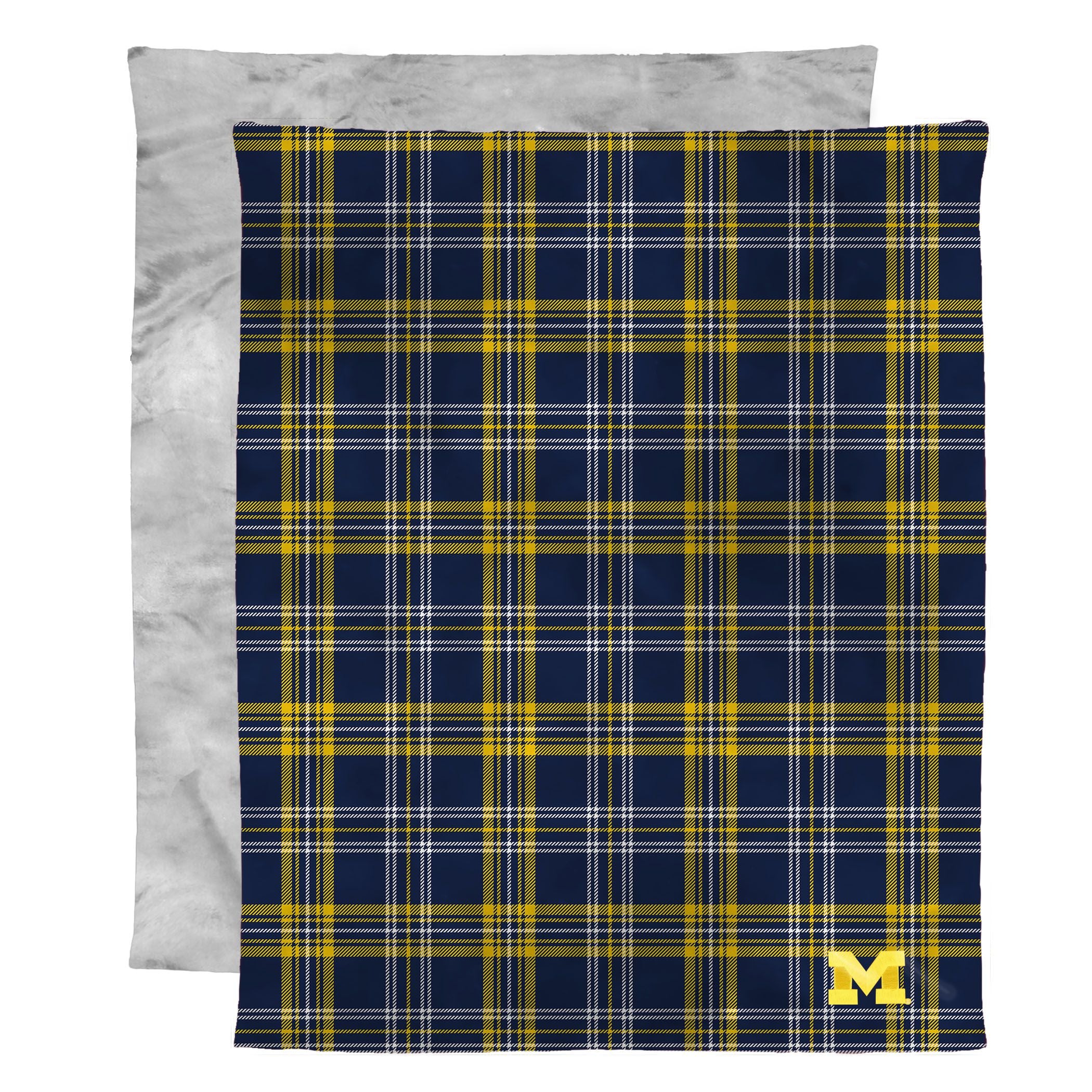 Michigan OFFIcIAL NcAA Micro Mink Faux Fur Throw Blanket 48 x 60(D0102H94JMW)