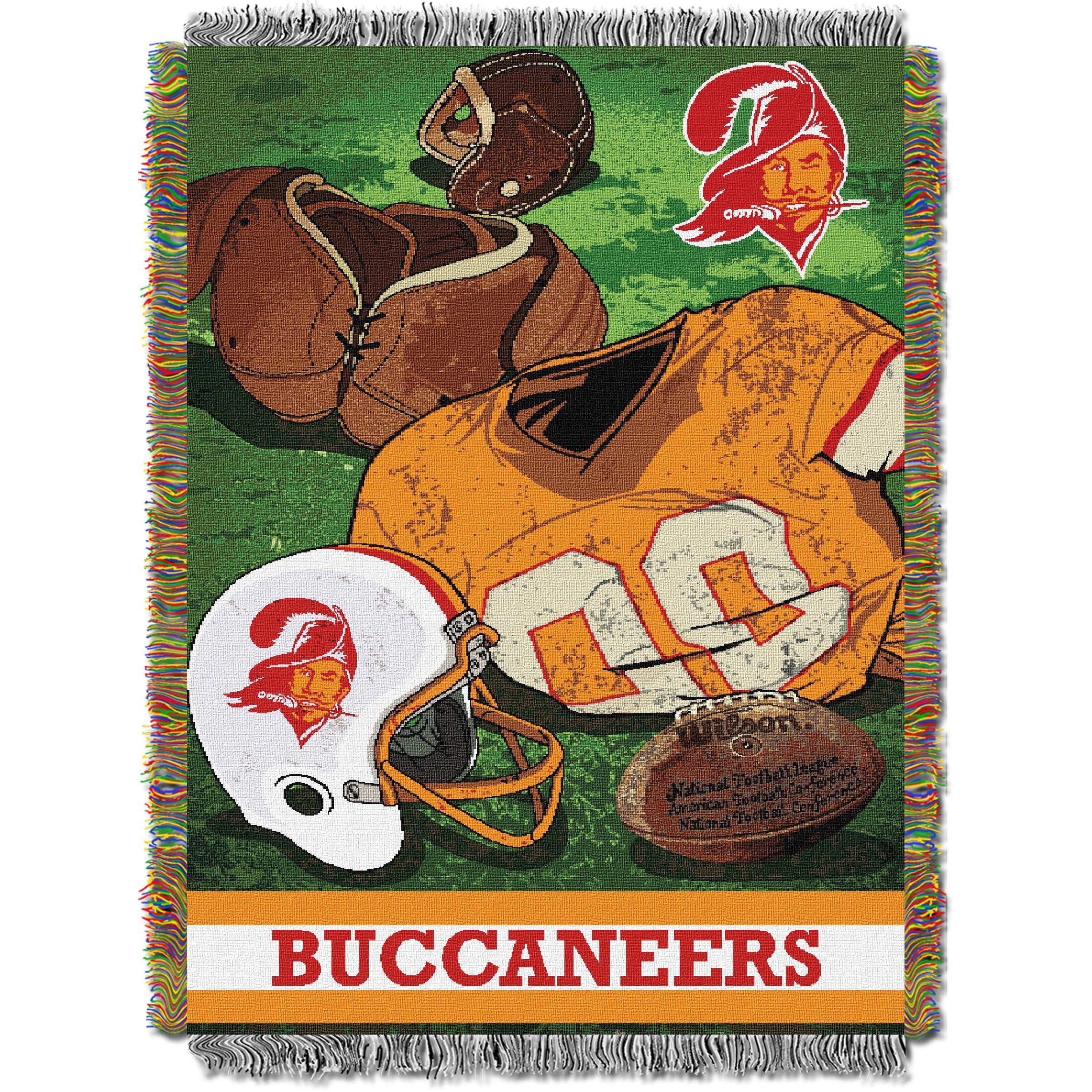 Nfl 051 Bucs Vintage Tapestry(D0102H94M8A)