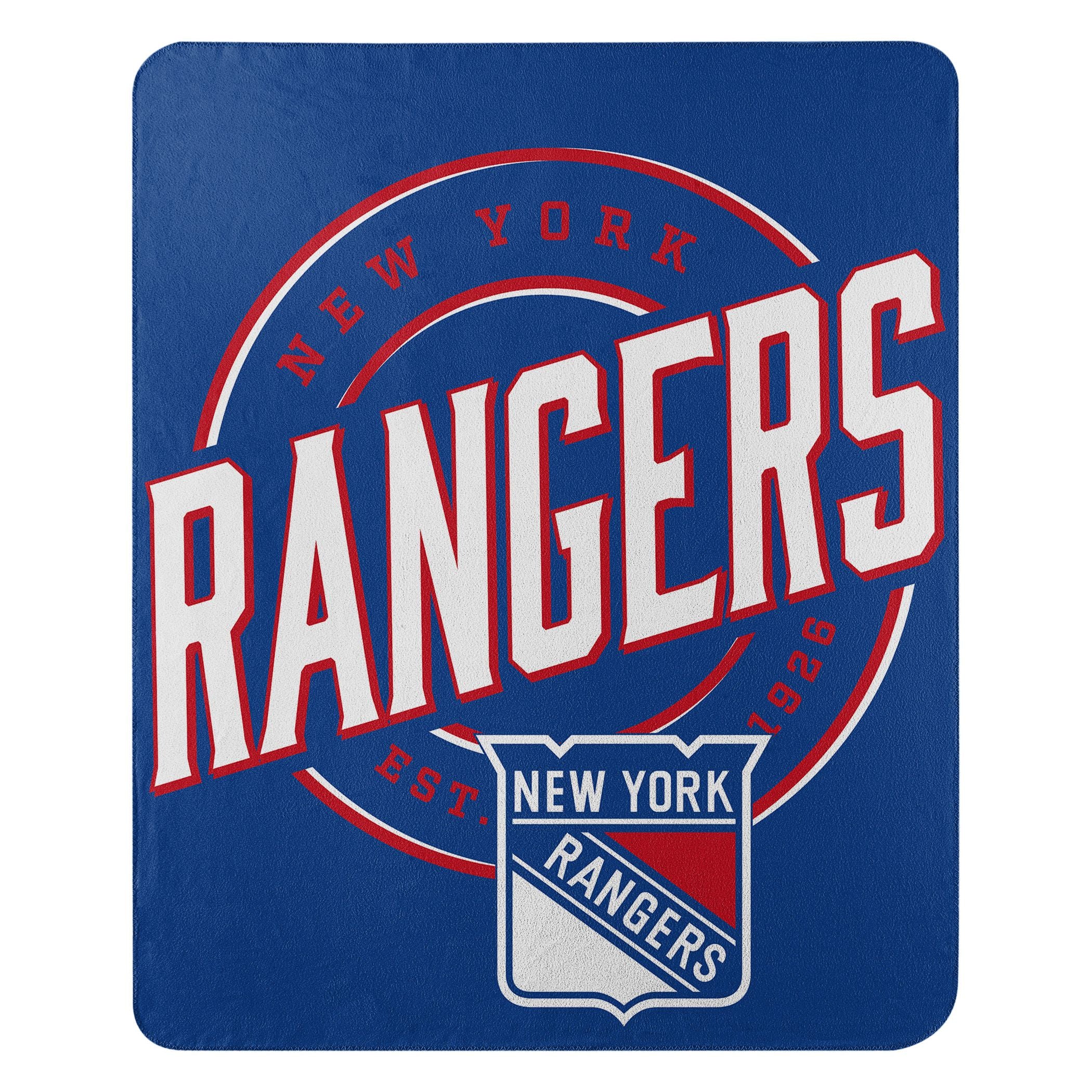 NY Rangers OFFIcIAL NHL campaign Fleece Throw Blanket 50 x 60(D0102H94T4Y)