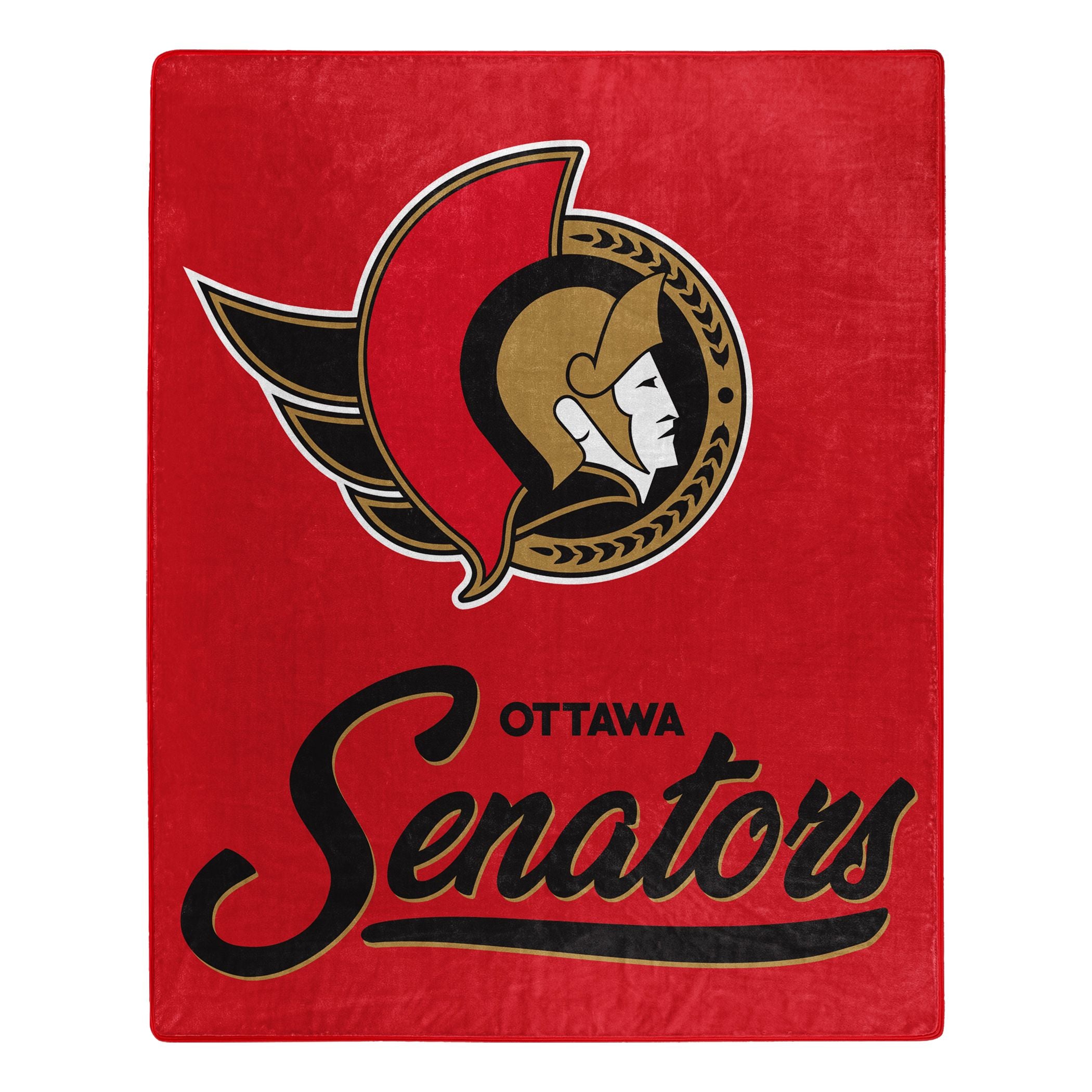 Senators OFFIcIAL NHL Signature Raschel Throw Blanket 50 x 60(D0102H94UXY)