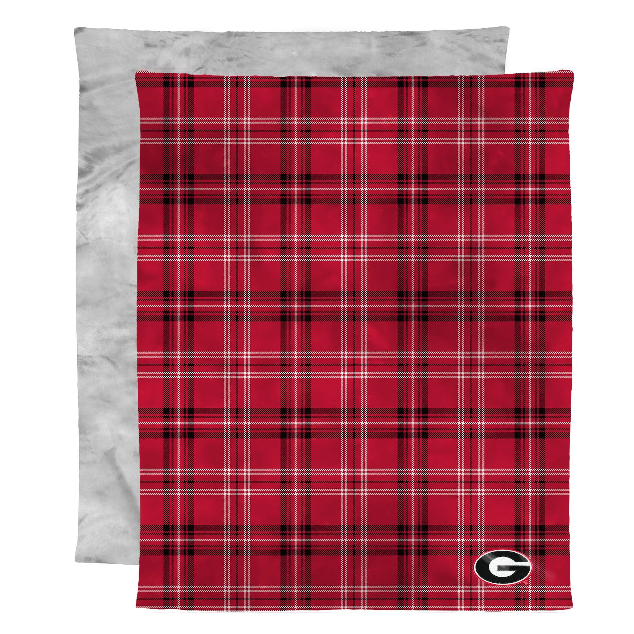 georgia OFFIcIAL NcAA Micro Mink Faux Fur Throw Blanket 48 x 60(D0102H94VEW)