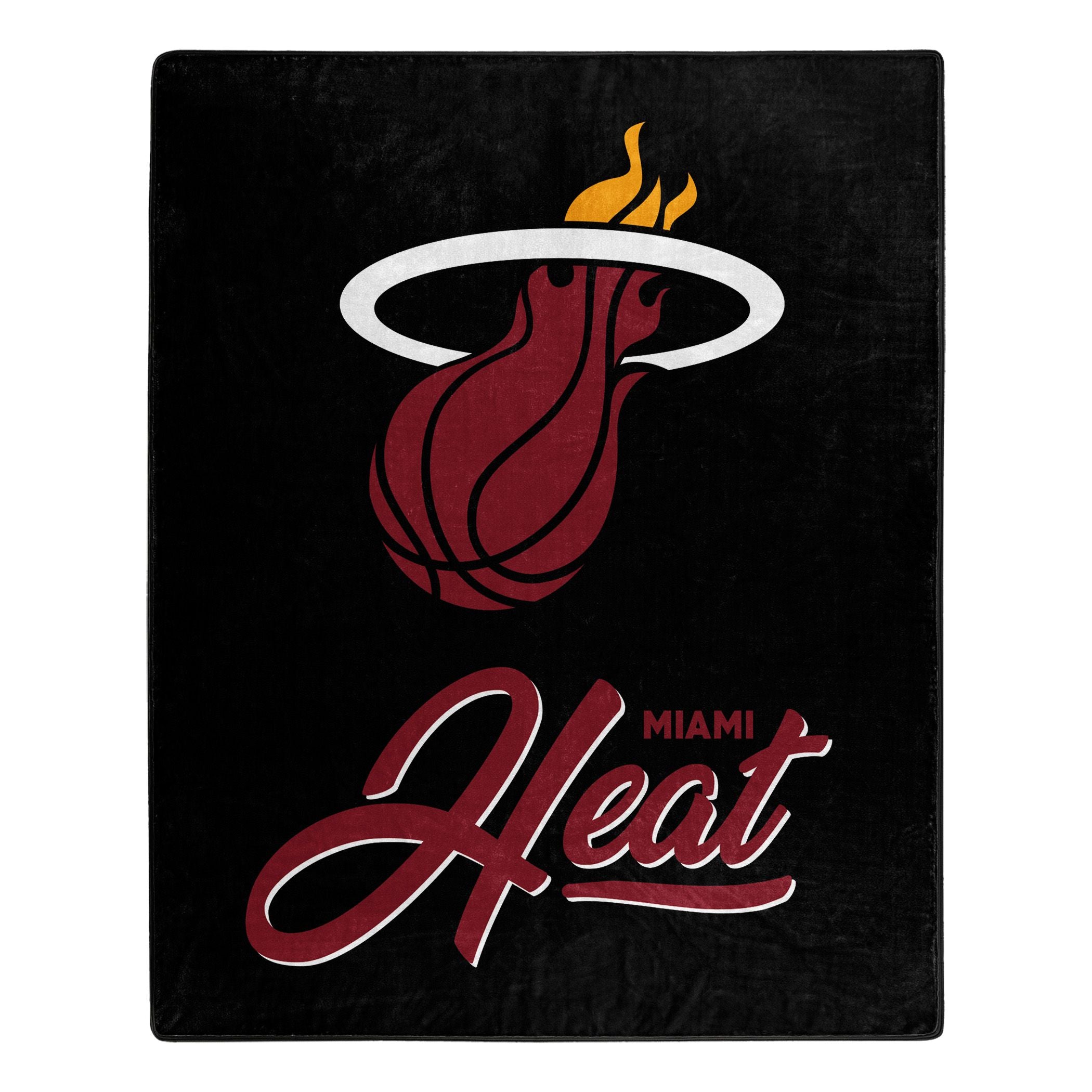 Heat OFFIcIAL NBA Signature Raschel Throw Blanket 50 x 60(D0102H94YQY)