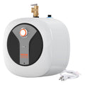 VEVOR Electric Mini-Tank Water Heater 8-Gallon Tank, 1440W Hot Water Boiler Storage, Safety Temperature Pressure Valve Easy Inst