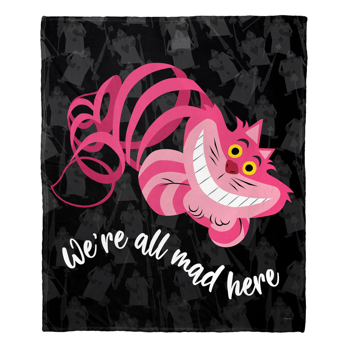 Alice In Wonderland, Crazy Like A Cheshire Aggretsuko Comics Silk Touch Throw Blanket, 50' X 60'(D0102Har60V.)