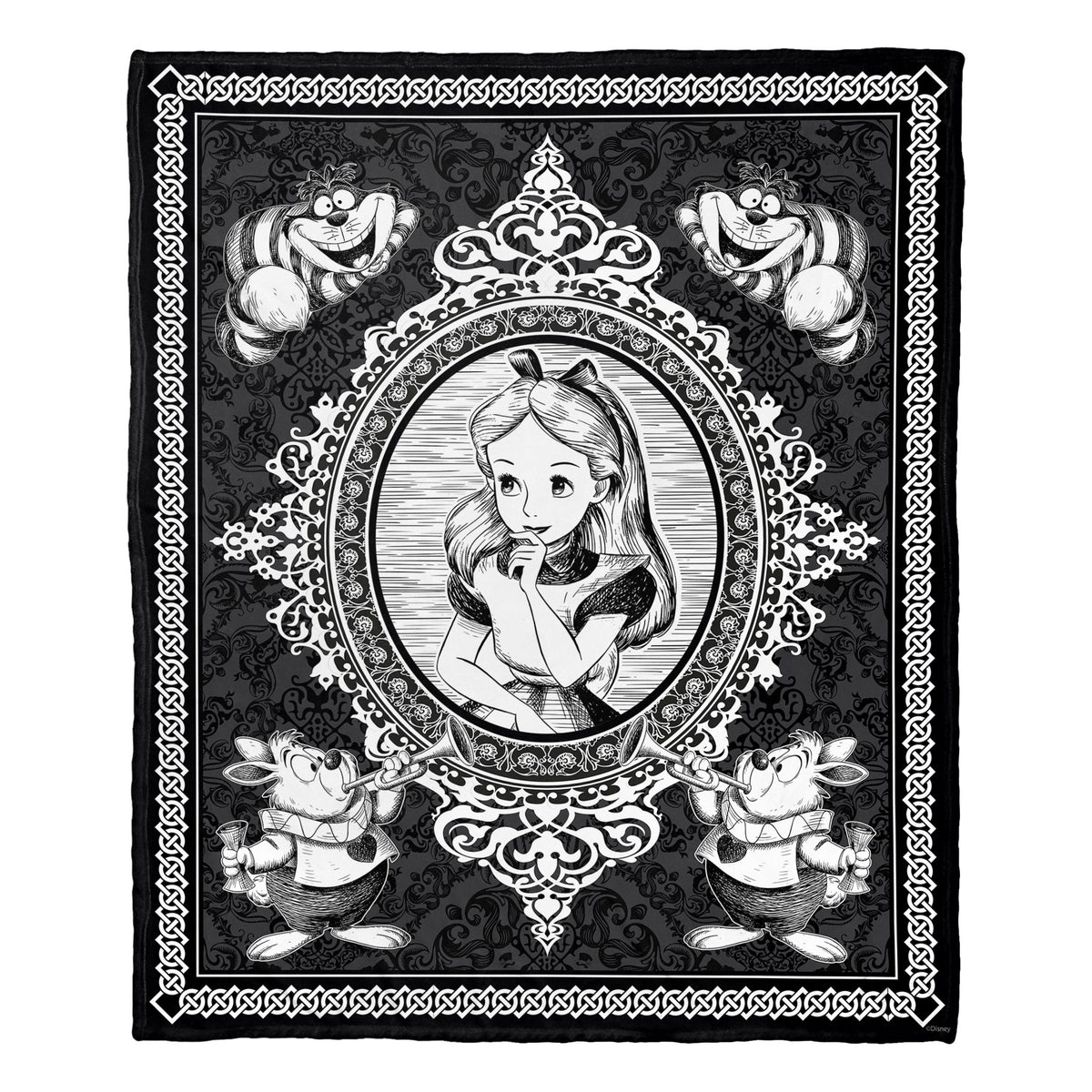 Alice In Wonderland, Curios And Curiosity Aggretsuko Comics Silk Touch Throw Blanket, 50' X 60'(D0102Har60W.)