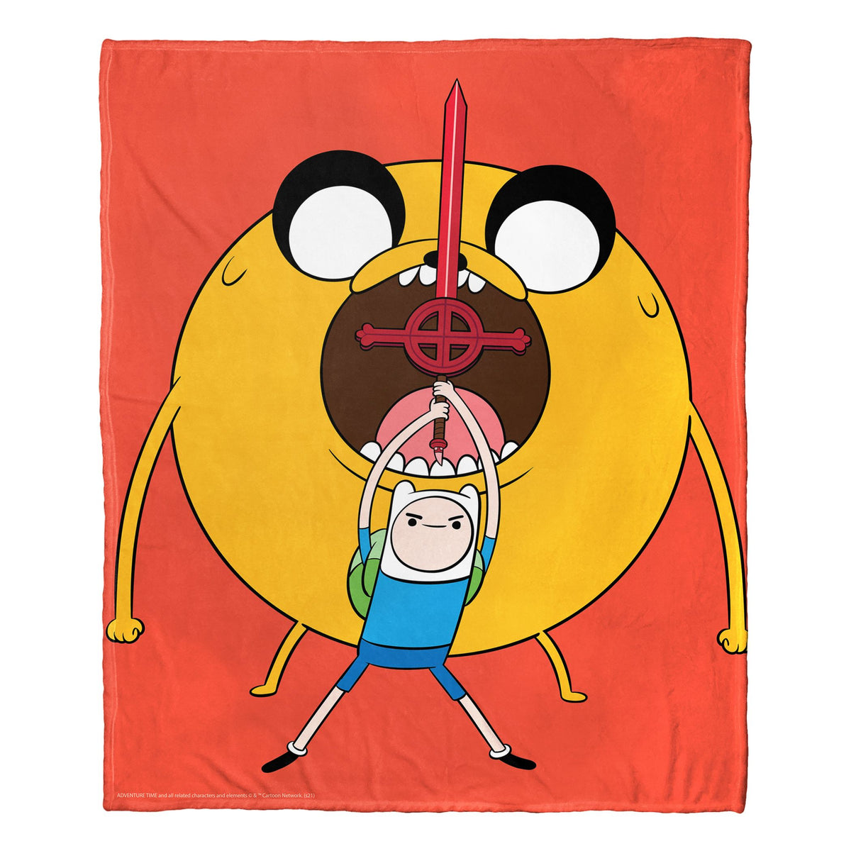 Adventure Time, Round Boy Aggretsuko Comics Silk Touch Throw Blanket, 50' X 60'(D0102Har62W.)