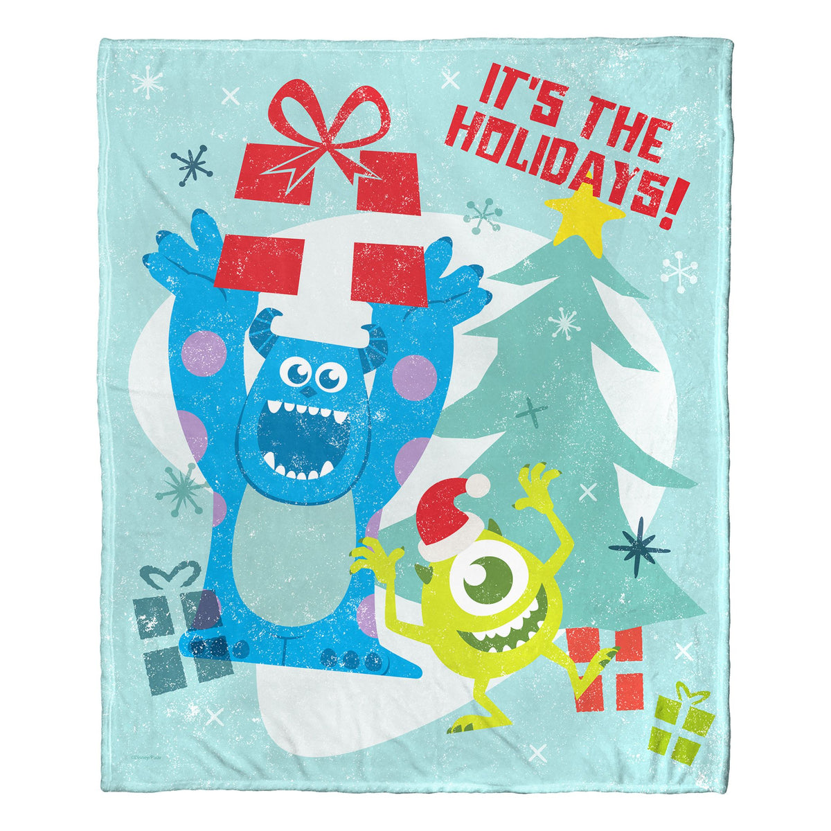 Monsters Inc., Festive Monsters Aggretsuko Comics Silk Touch Throw Blanket, 50' X 60'(D0102Har6K7.)
