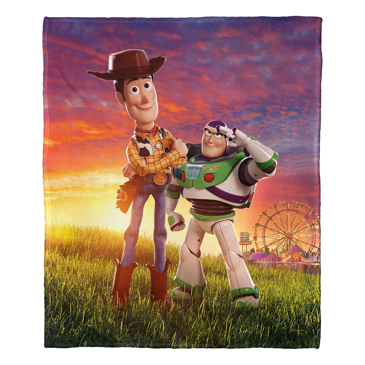 Toy Story, Carnival Pals Aggretsuko Comics Silk Touch Throw Blanket, 50' X 60'(D0102Har6Na.)