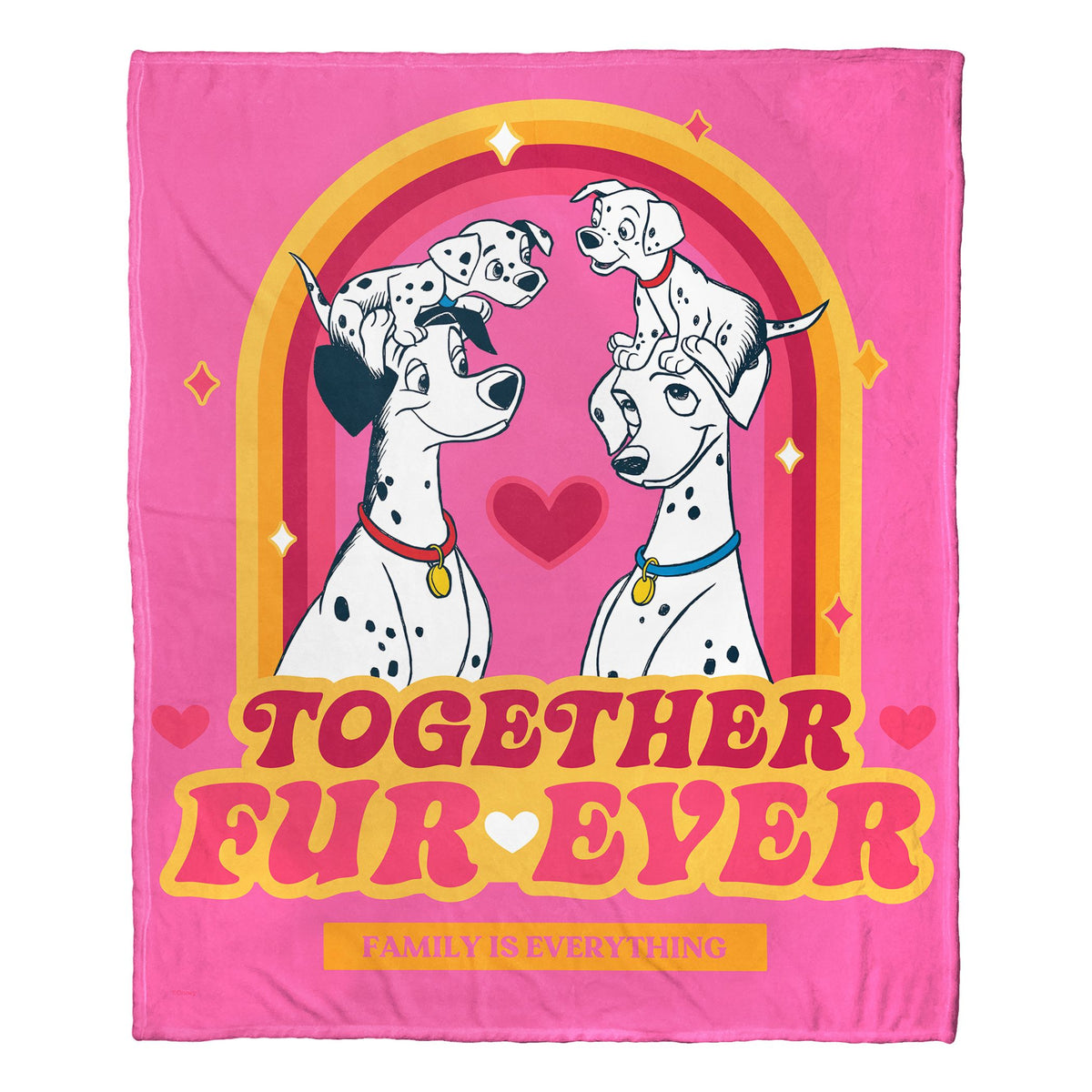 101 Dalmatians, Together Furever Aggretsuko Comics Silk Touch Throw Blanket, 50' X 60'(D0102Har6Va.)