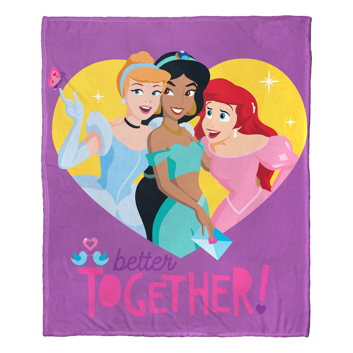 Disney Princesses, Better Together Aggretsuko Comics Silk Touch Throw Blanket, 50' X 60'(D0102Har6Za.)