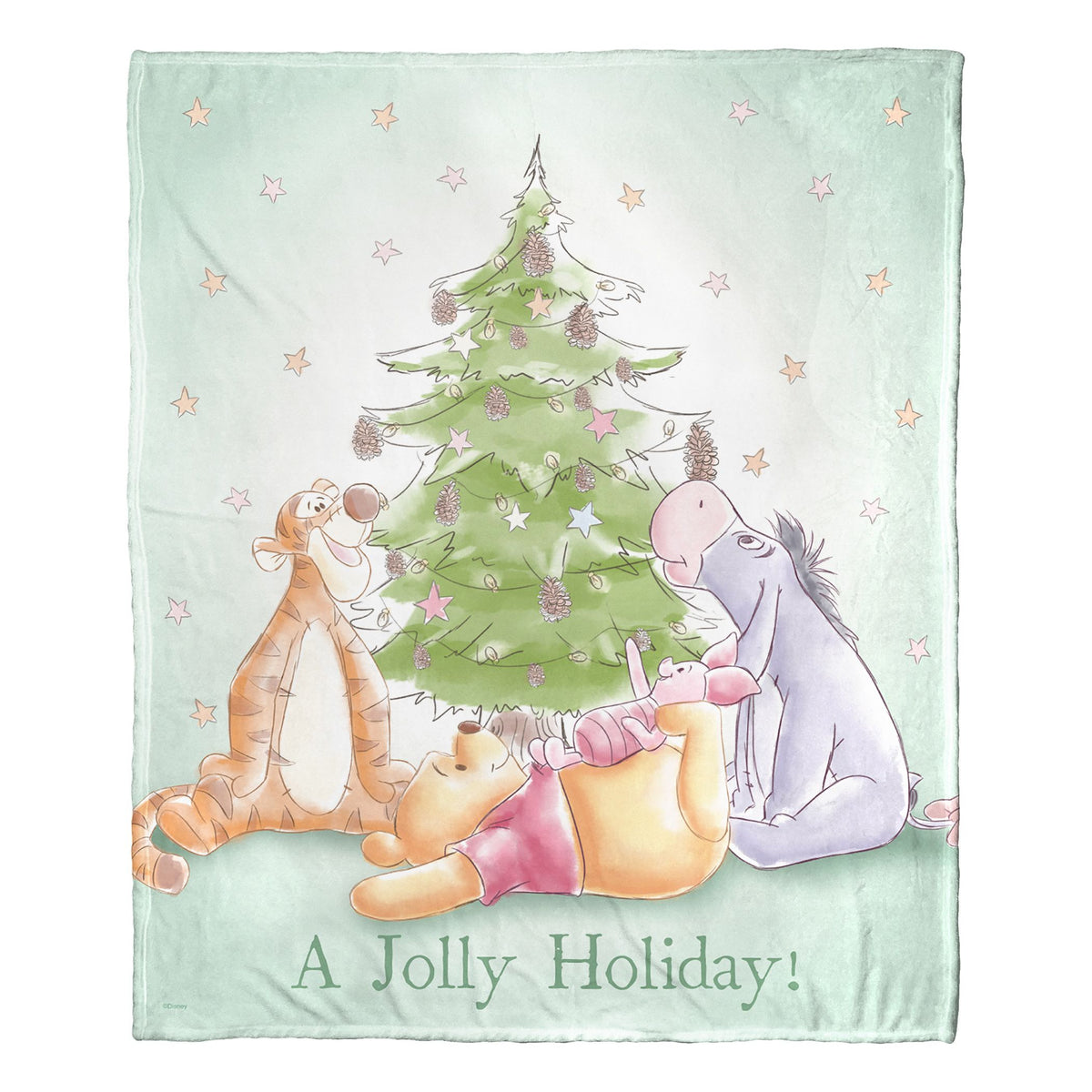 Winne The Pooh, Holiday Gathering Aggretsuko Comics Silk Touch Throw Blanket, 50' X 60'(D0102Hard3Y.)