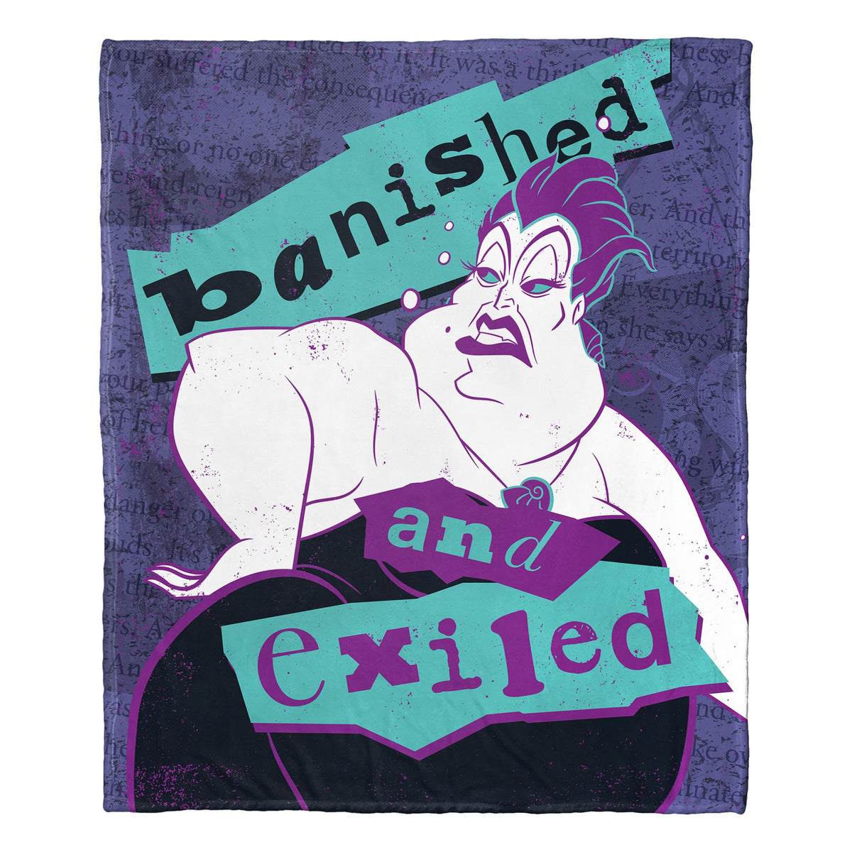 Disney Villains, Banished And Exiled Aggretsuko Comics Silk Touch Throw Blanket, 50' X 60'(D0102Hary0Y.)