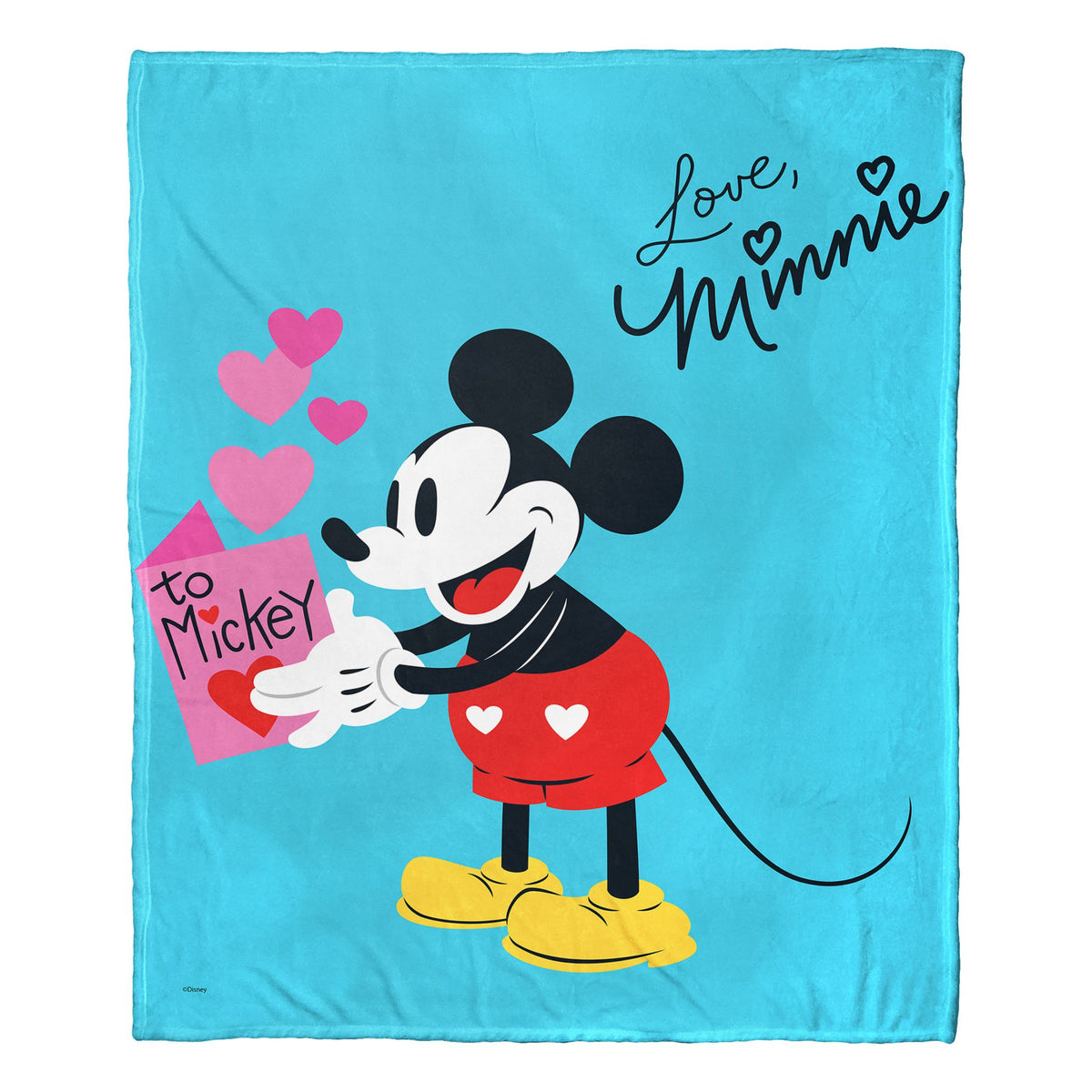 Minnie Mouse, Love Minnie Aggretsuko Comics Silk Touch Throw Blanket, 50' X 60'(D0102Haryfg.)