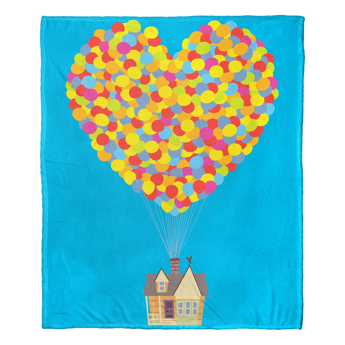 Up Balloon Heart Aggretsuko Comics Silk Touch Throw Blanket, 50' X 60'(D0102Harylw.)