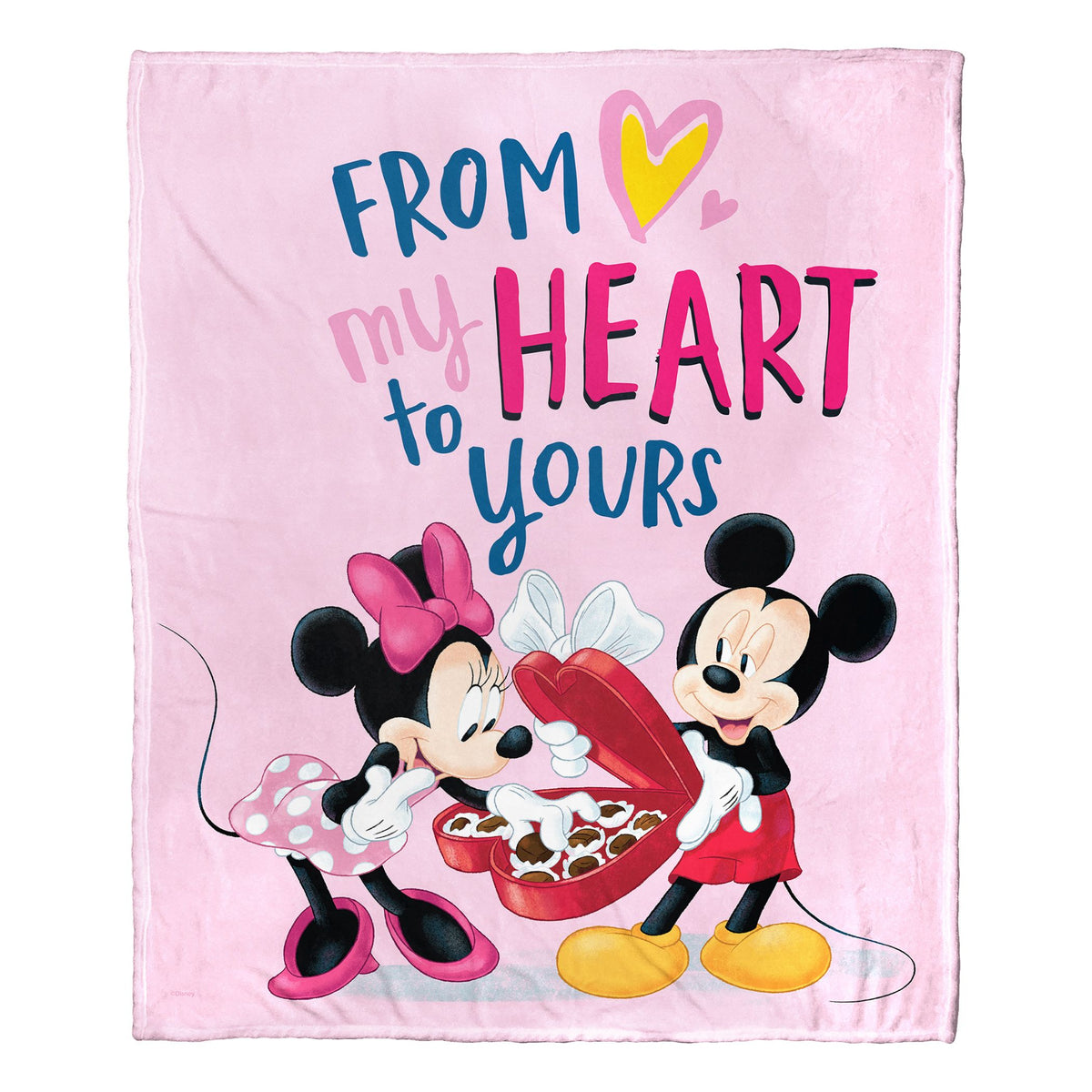 Mickey Mouse, My Heart To Yours Aggretsuko Comics Silk Touch Throw Blanket, 50' X 60'(D0102Harytu.)