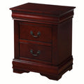 Cherry 2-drawer Nightstand