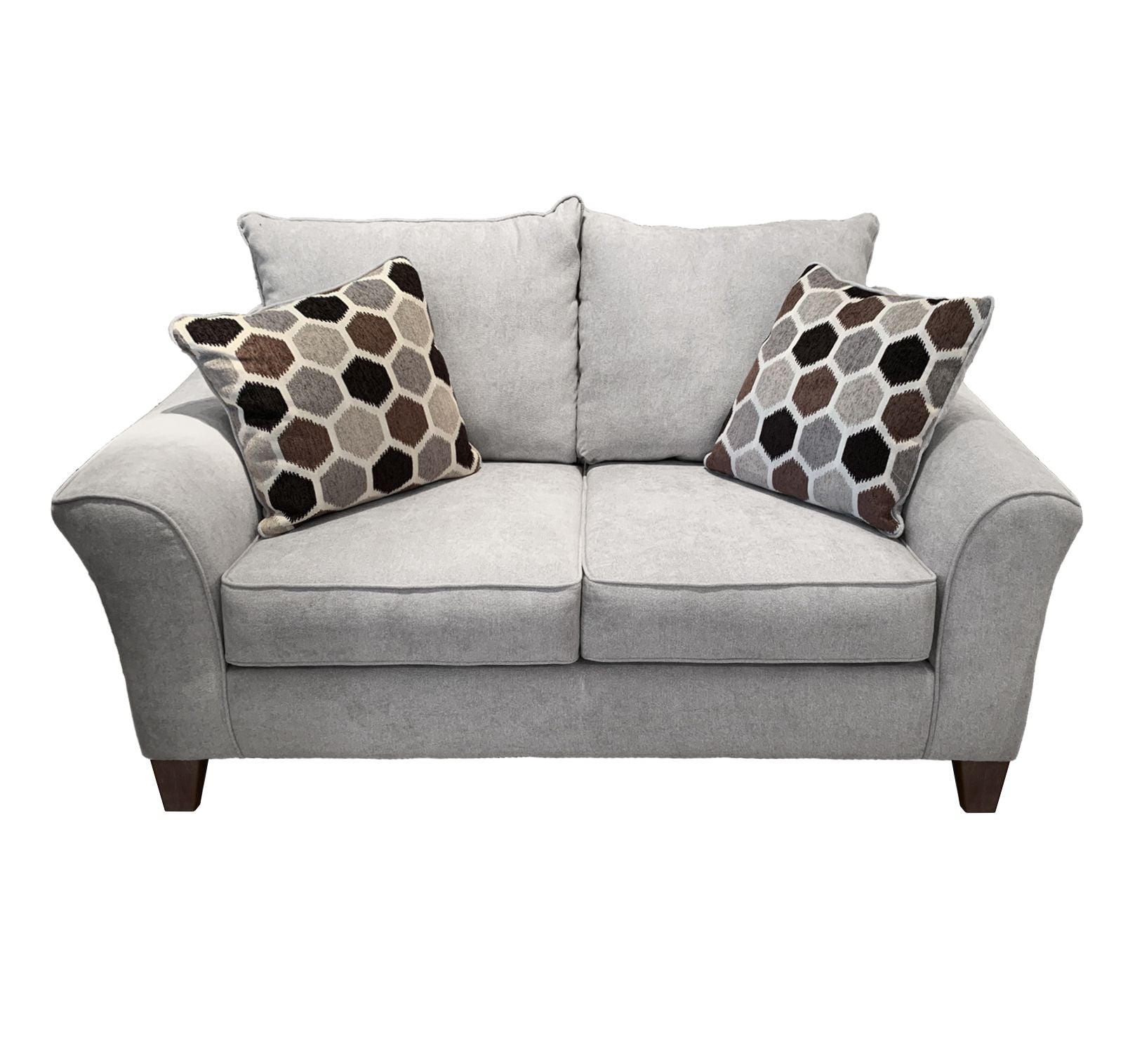 Camero Fabric Pillowback Loveseat